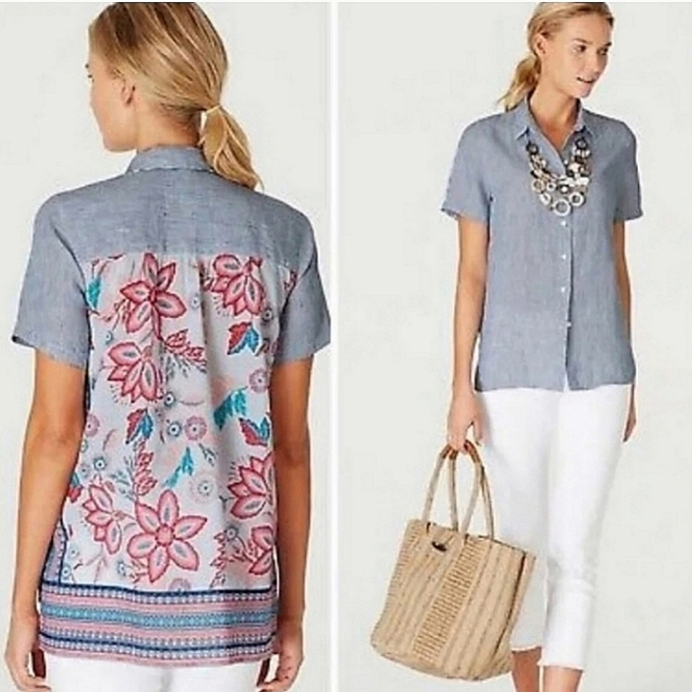 J. Jill Button Top